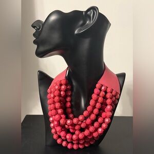 Fairchild Baldwin Elegant Bella Bold Coral Necklace
